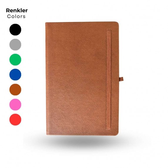 Termo Deri Sert Kapaklı Promosyon Tarihsiz Defter - ROLAX